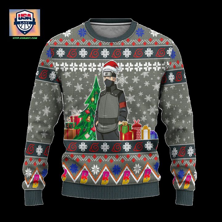 Kakashi Hatake Anime Ugly Christmas Sweater Custom Boruto Xmas Gift – Usalast