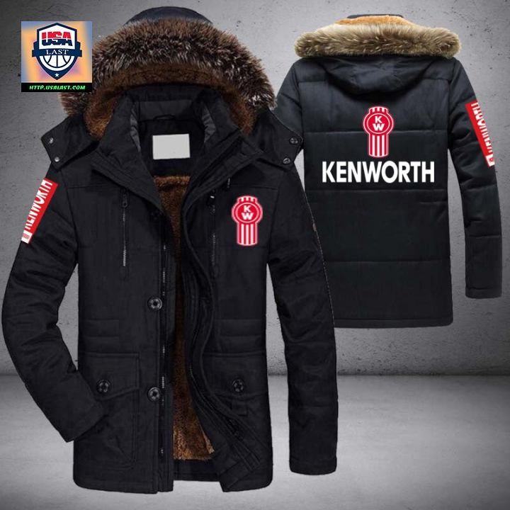 Kenworth Car Brand Parka Jacket Winter Coat – Usalast
