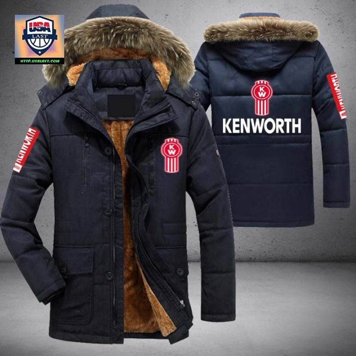 Kenworth Car Brand Parka Jacket Winter Coat - Nice elegant click