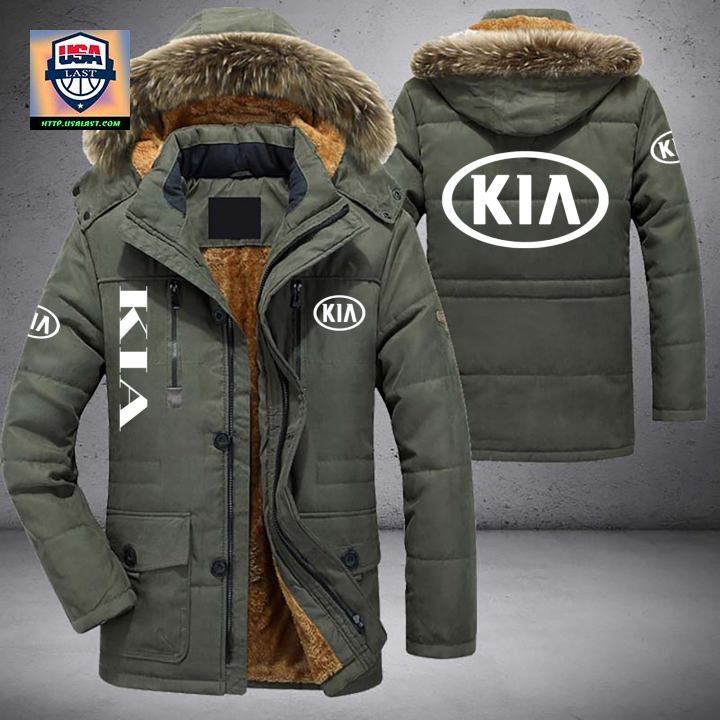 Kia Logo Brand Parka Jacket Winter Coat - You guys complement each other