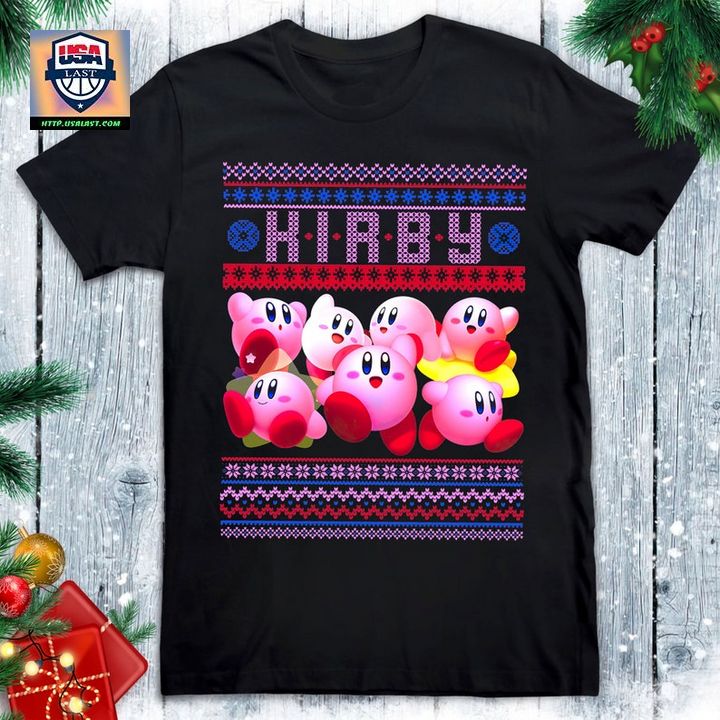 Kirby Game Series Christmas Pajamas Set - You look different and cute