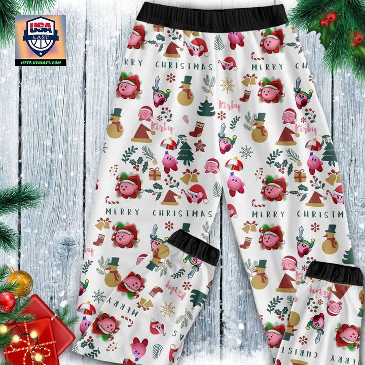 Kirby Game Series Christmas Pajamas Set - Wow! What a picture you click
