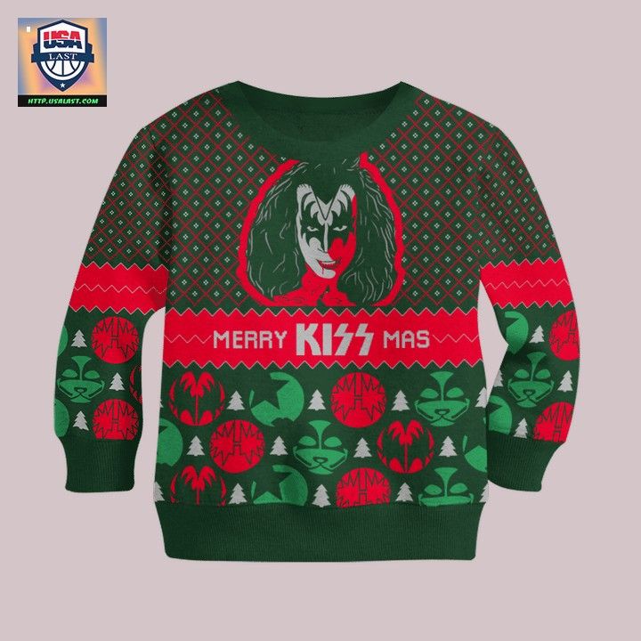 Kiss Band Merry Kiss Mas Ugly Christmas Sweater - Best picture ever