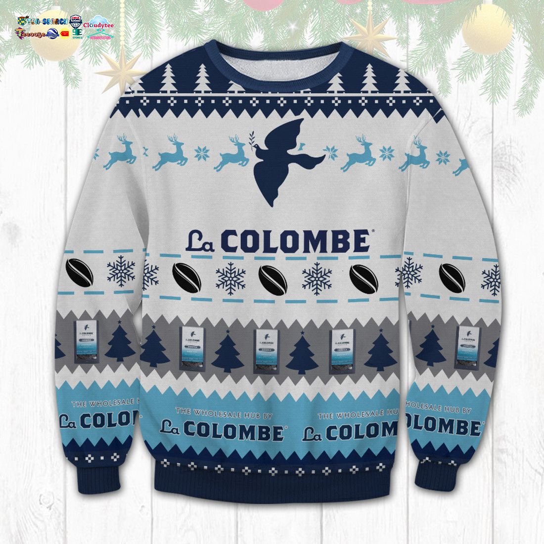 La Colombe Ugly Christmas Sweater