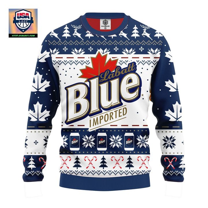 Labatt Blue Ugly Christmas Sweater Amazing Gift Idea Thanksgiving Gift – Usalast