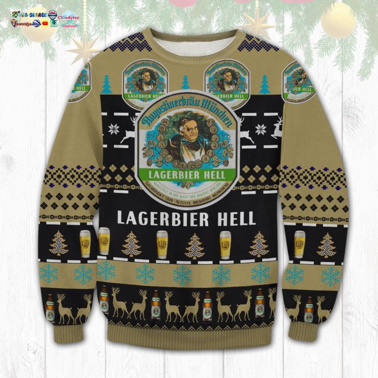 Lagerbier Hell Ugly Christmas Sweater - Natural and awesome