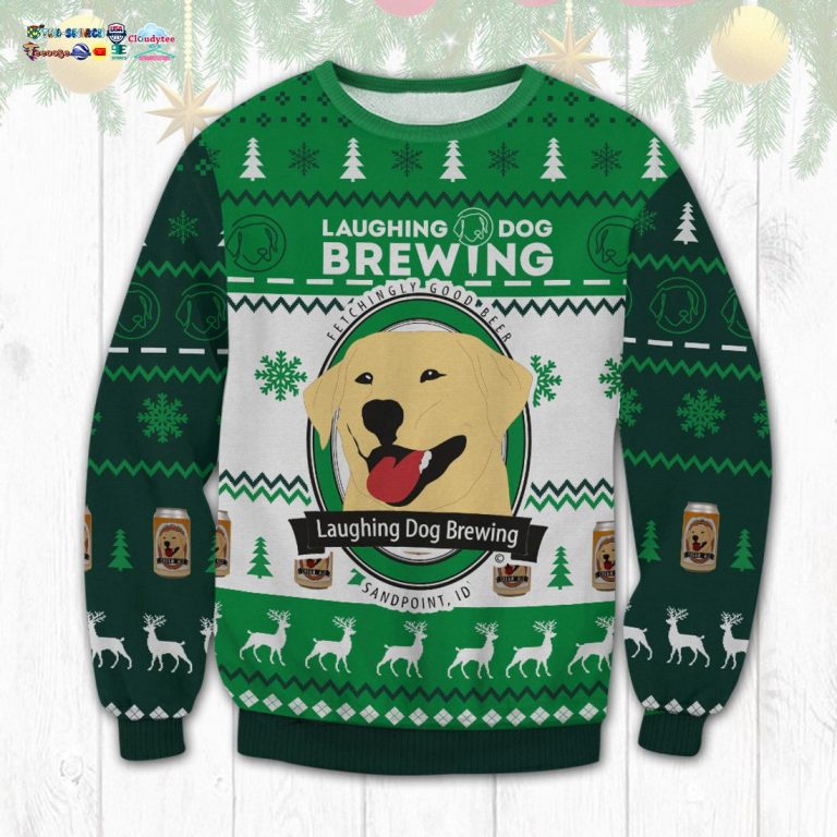 Laughing dog Brewing Ugly Christmas Sweater - Natural and awesome
