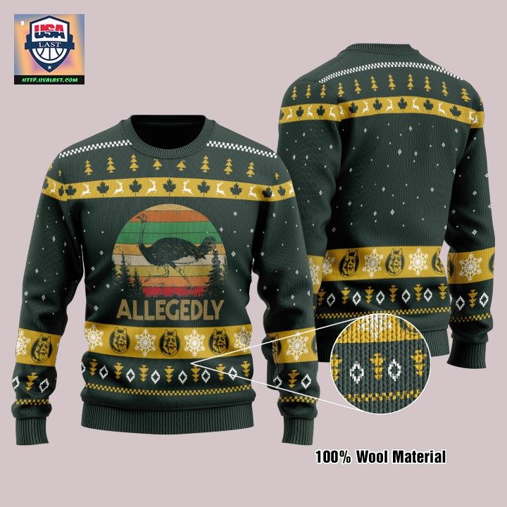Letterkenny Allegedly Brown Ugly Christmas Sweater – Usalast