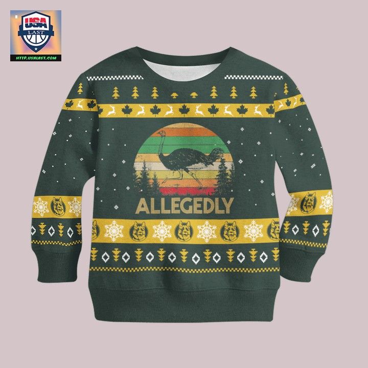 Letterkenny Allegedly Brown Ugly Christmas Sweater - It is too funny