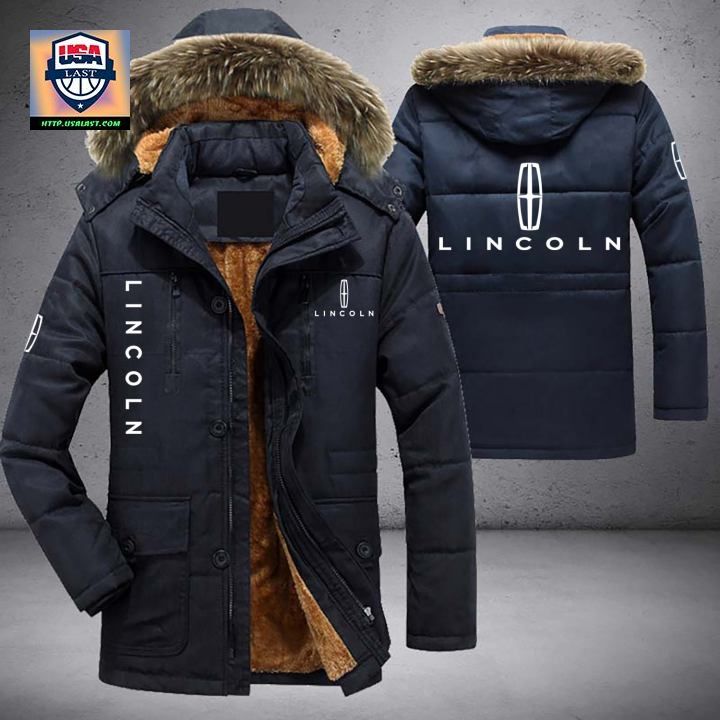 Lincoln Logo Brand Parka Jacket Winter Coat - Nice shot bro