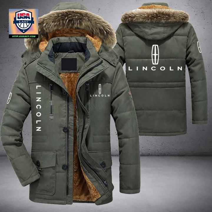 Lincoln Logo Brand Parka Jacket Winter Coat - She has grown up know
