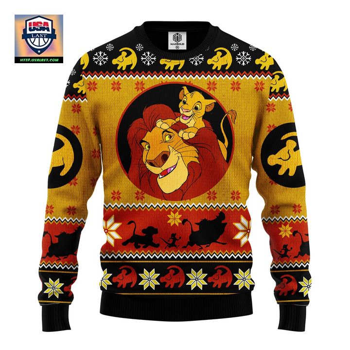 Lion King Simba Ugly Christmas Sweater Amazing Gift Idea Thanksgiving Gift – Usalast