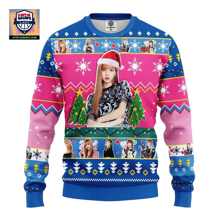 Lisa Black Pink Ugly Christmas Sweater Amazing Gift Idea Thanksgiving Gift – Usalast