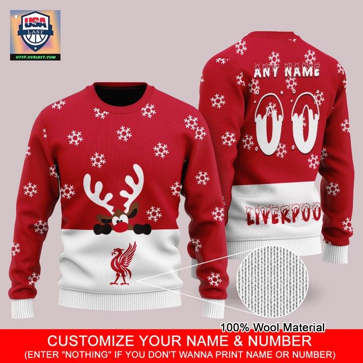Liverpool F.C Mighty Red Personalized Ugly Sweater – Usalast