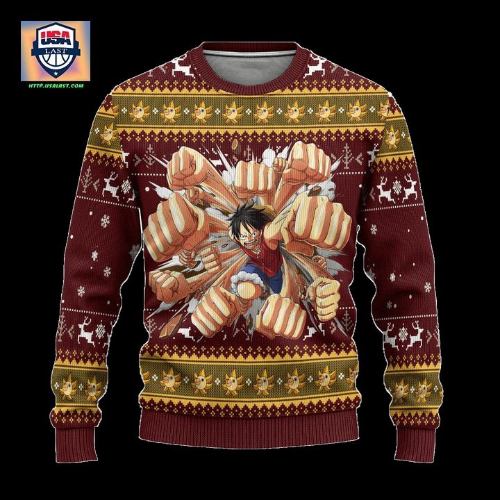 Luffy One Piece Anime Ugly Christmas Sweater 2022 – Usalast