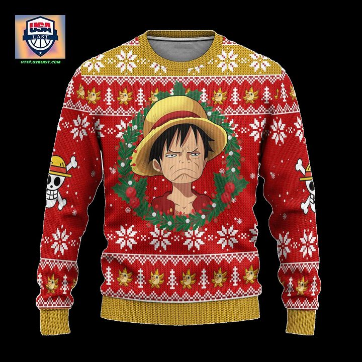 Luffy One Piece Anime Ugly Christmas Sweater Xmas Gift – Usalast
