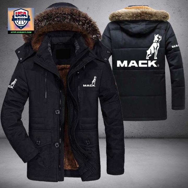 Mack Trucks Brand Parka Jacket Winter Coat - Oh my God you have put on so much!