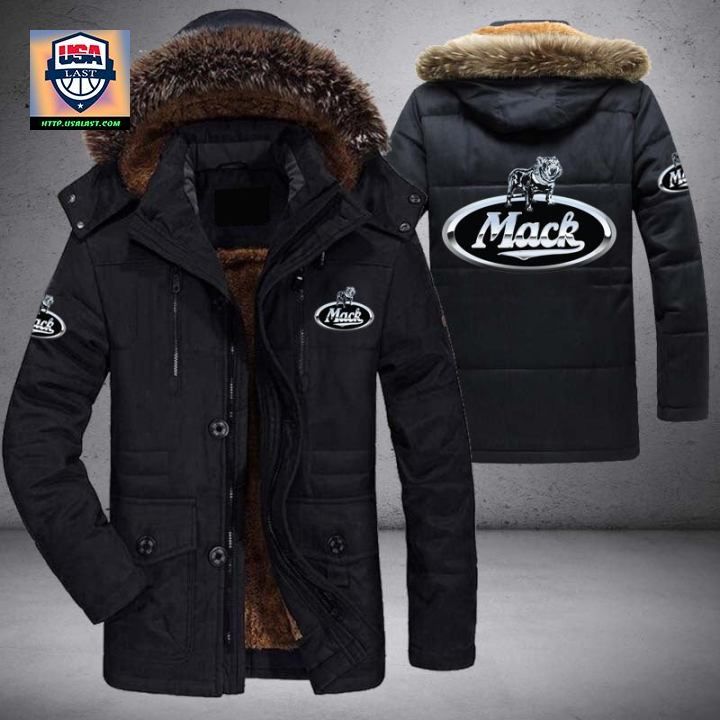 Mack Trucks Logo Brand V1 Parka Jacket Winter Coat – Usalast