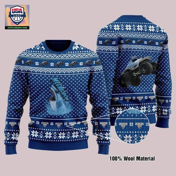 Megalodon Monster Car Ugly Christmas Sweater – Usalast