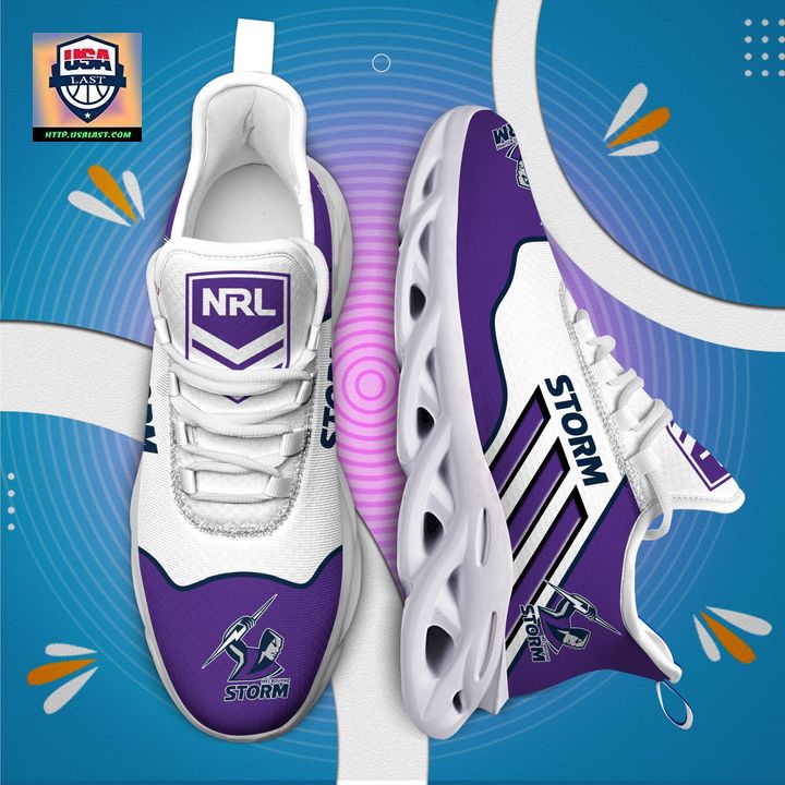 Melbourne Storm Personalized Clunky Max Soul Shoes Running Shoes - Amazing Pic