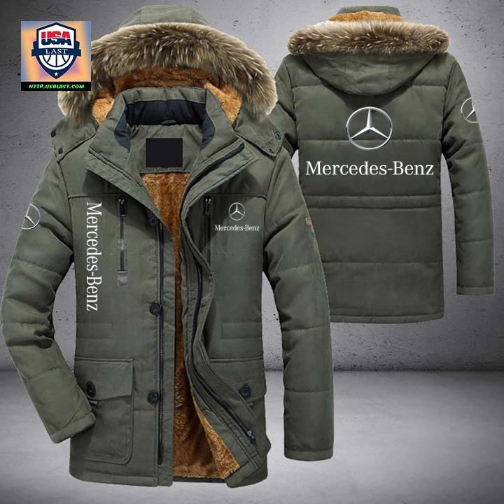 Mercedes-Benz Logo Brand Parka Jacket Winter Coat - You look beautiful forever