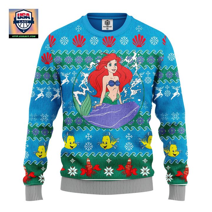 Mermaid Ugly Christmas Sweater Amazing Gift Idea Thanksgiving Gift – Usalast