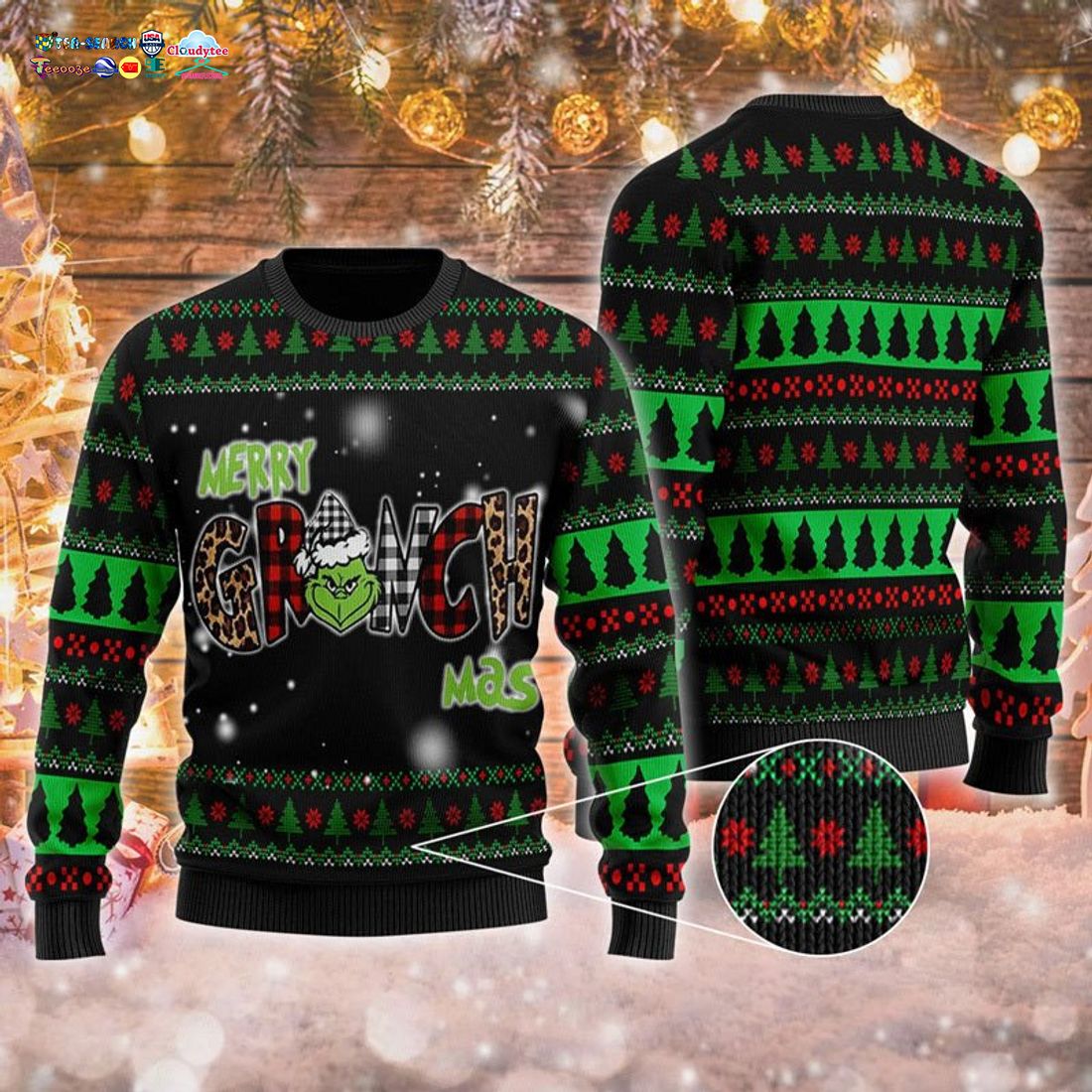 Merry Grinch Mas Ugly Christmas Sweater
