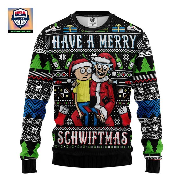 Merry Rick And Morty Ugly Christmas Sweater Amazing Gift Idea Thanksgiving Gift – Usalast