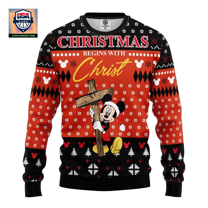 Mice Christ Ugly Christmas Sweater Amazing Gift Idea Thanksgiving Gift – Usalast