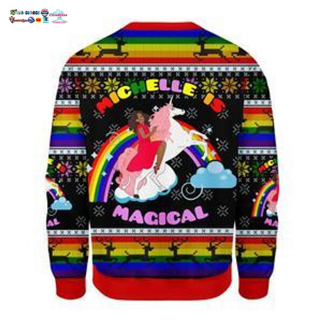 Michelle is Magical Ugly Christmas Sweater