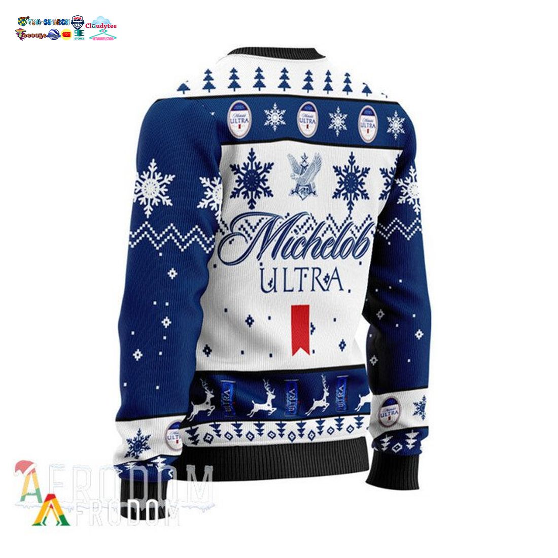 Michelob Ultra Ver 3 Ugly Christmas Sweater