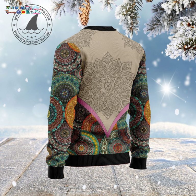 Michigan Home Mandala Ugly Christmas Sweater - You look fresh in nature