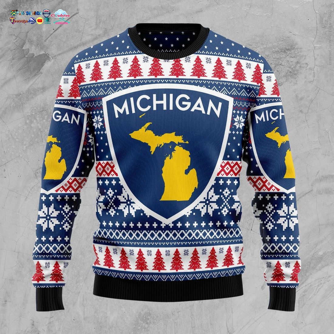 Michigan State Ugly Christmas Sweater - Coolosm