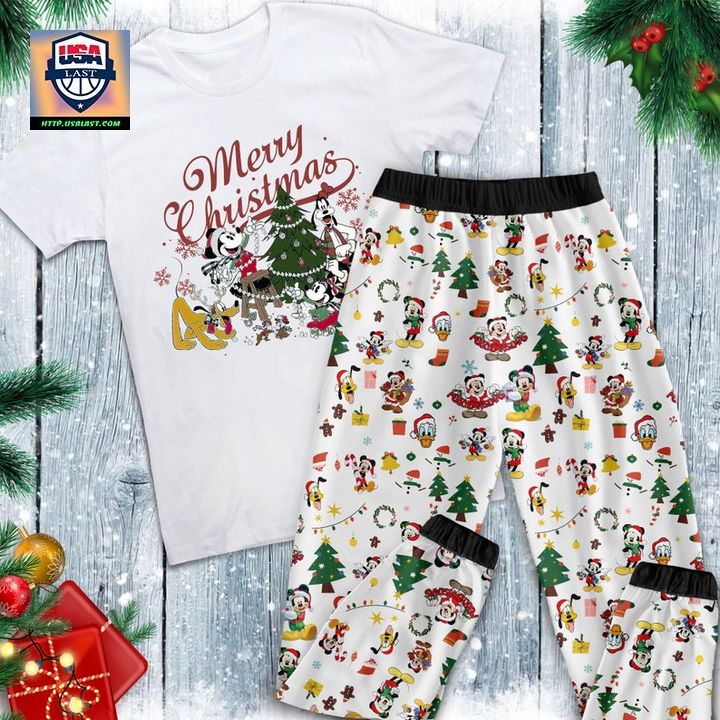 Mickey Mouse Merry Christmas Pajamas Set - You tried editing this time?