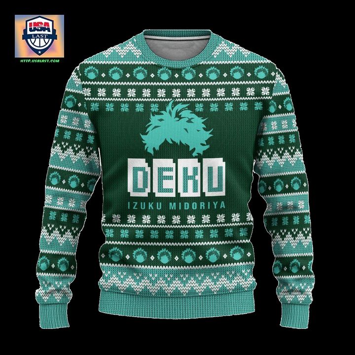 Midoriya My Hero Academia Anime Ugly Christmas Sweater Xmas Gift – Usalast