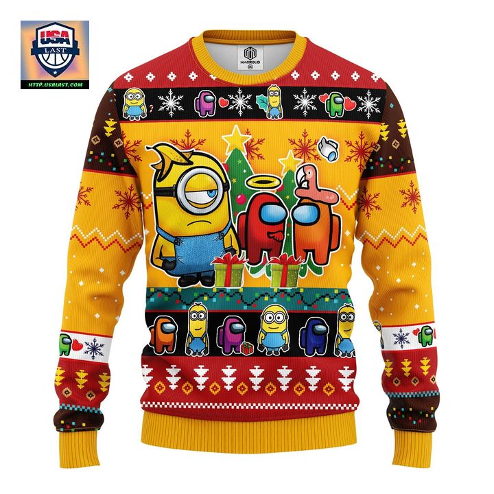 Minion Among Us Funny Ugly Christmas Sweater Amazing Gift Idea Thanksgiving Gift – Usalast