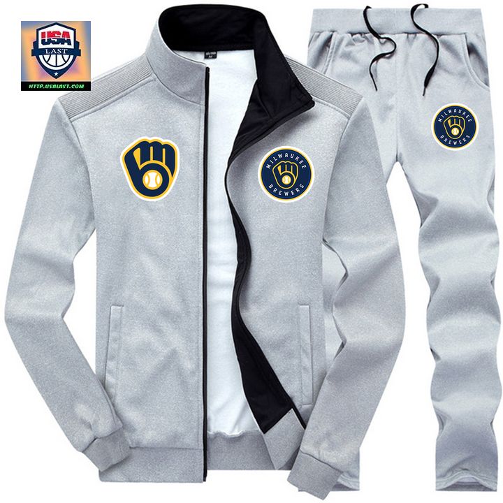 MLB Milwaukee Brewers 2D Sport Tracksuits - Studious look