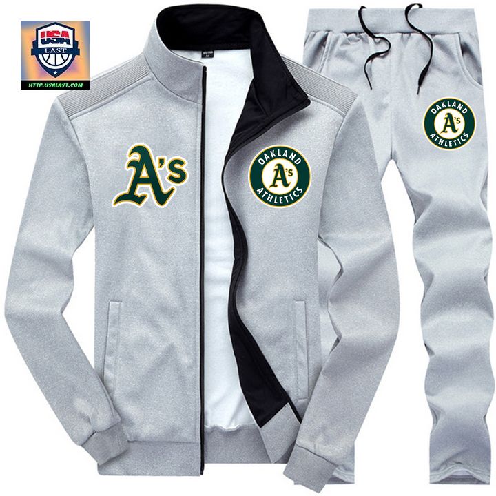 MLB Oakland Athletics 2D Sport Tracksuits - You look handsome bro