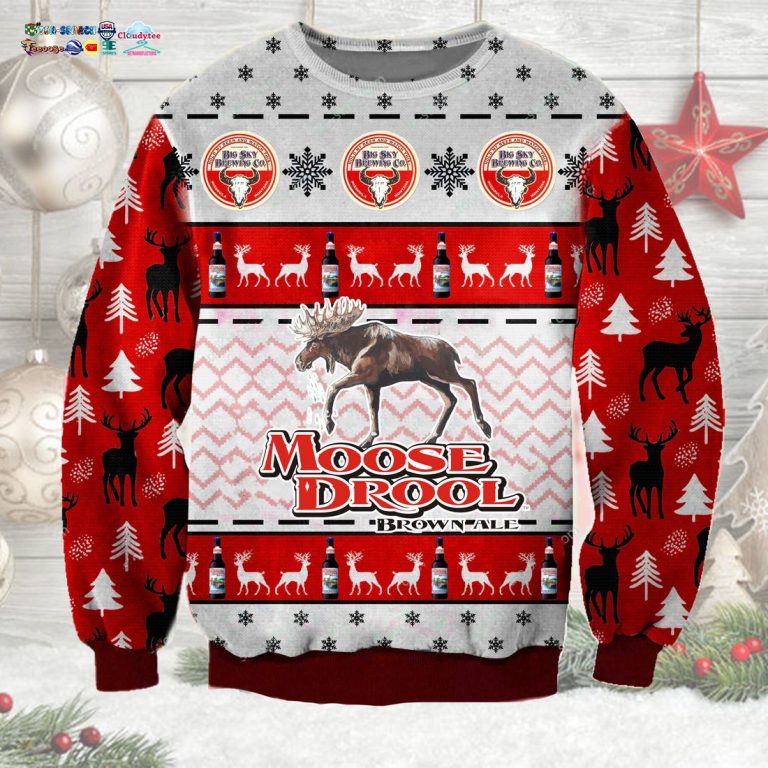 Moose Drool Ugly Christmas Sweater - Nice bread, I like it