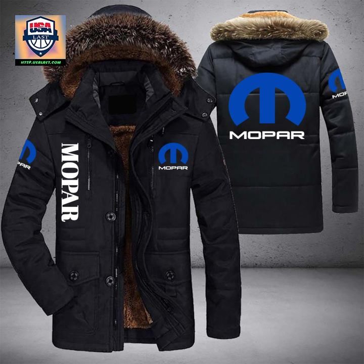 Mopar Logo Brand Parka Jacket Winter Coat – Usalast