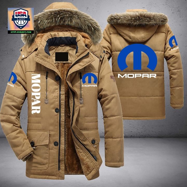 Mopar Logo Brand Parka Jacket Winter Coat - Good one dear