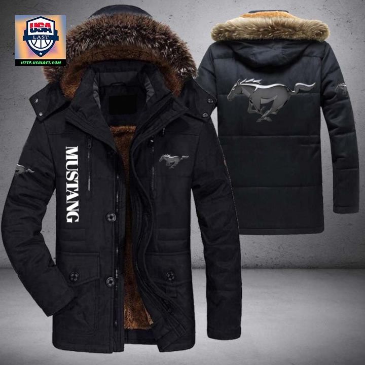 Mustang Car Brand Parka Jacket Winter Coat – Usalast