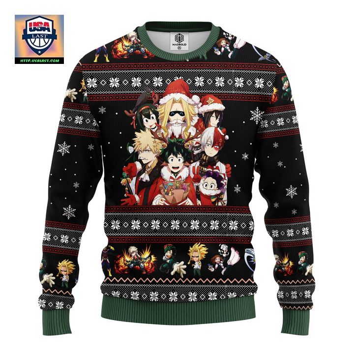 My Hero Academia Anime Ugly Christmas Sweater Amazing Gift Idea Thanksgiving Gift – Usalast