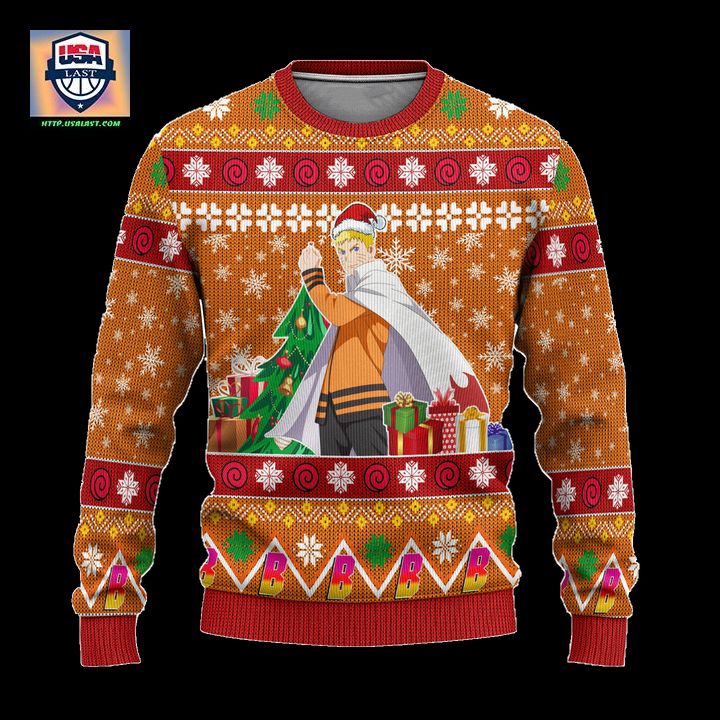 Naruto Uzumaki Anime Ugly Christmas Sweater Custom Boruto Xmas Gift – Usalast