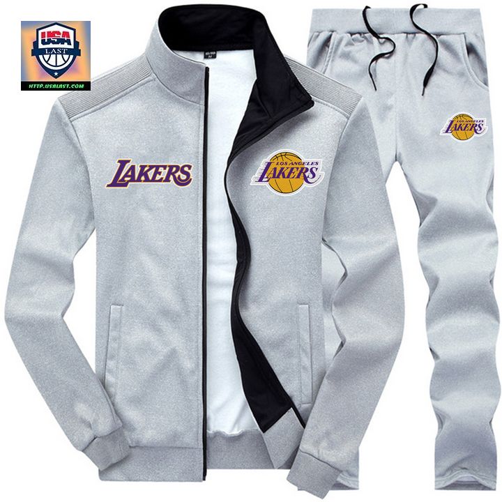 NBA Los Angeles Lakers 2D Tracksuits Jacket - Lovely smile