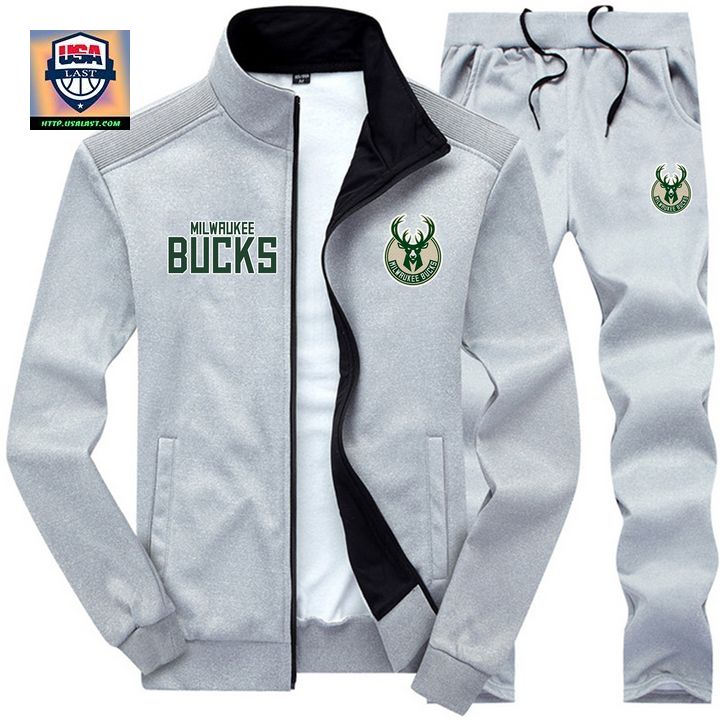 NBA Milwaukee Bucks 2D Tracksuits Jacket - How did you learn to click so well
