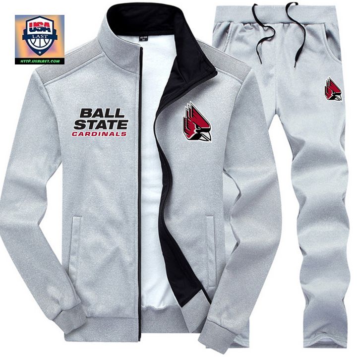 NCAA Ball State Cardinals 2D Sport Tracksuits - Natural and awesome
