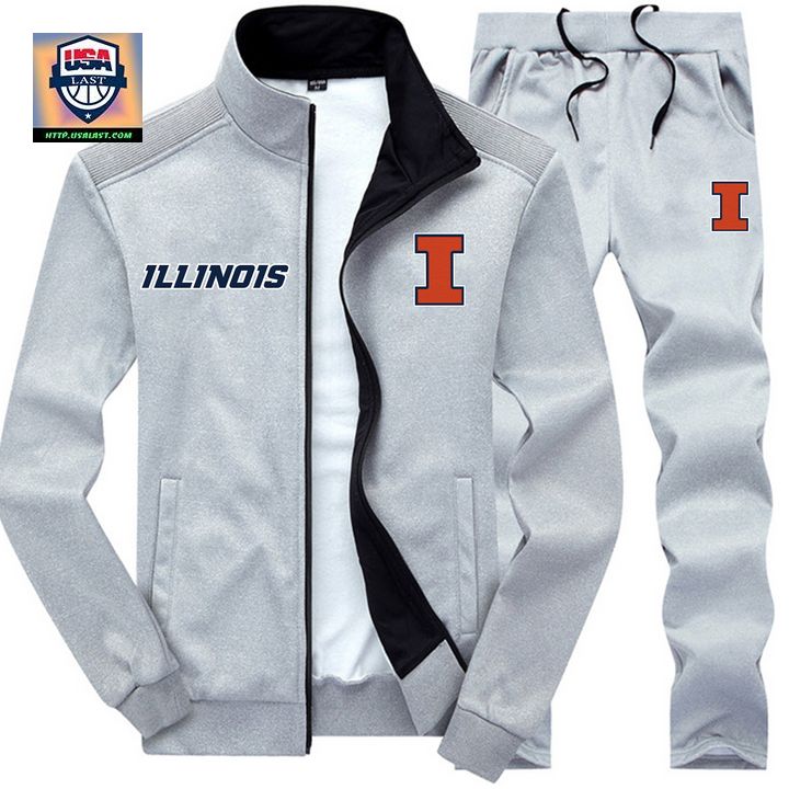 NCAA Illinois Fighting Illini 2D Sport Tracksuits - Trending picture dear