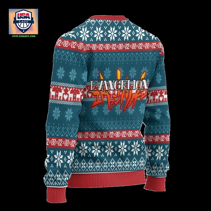 Neon Genesis Evangelion Anime Ugly Christmas Sweater Custom Xmas Gift - Usalast