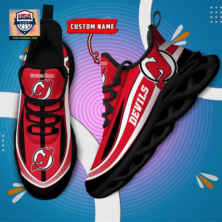 New Jersey Devils NHL Clunky Max Soul Shoes New Model - Unique and sober
